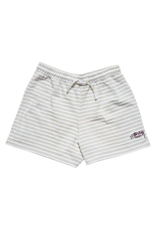 Stussy Womens Linley High-Waisted Shorts Brown - QROMG6487